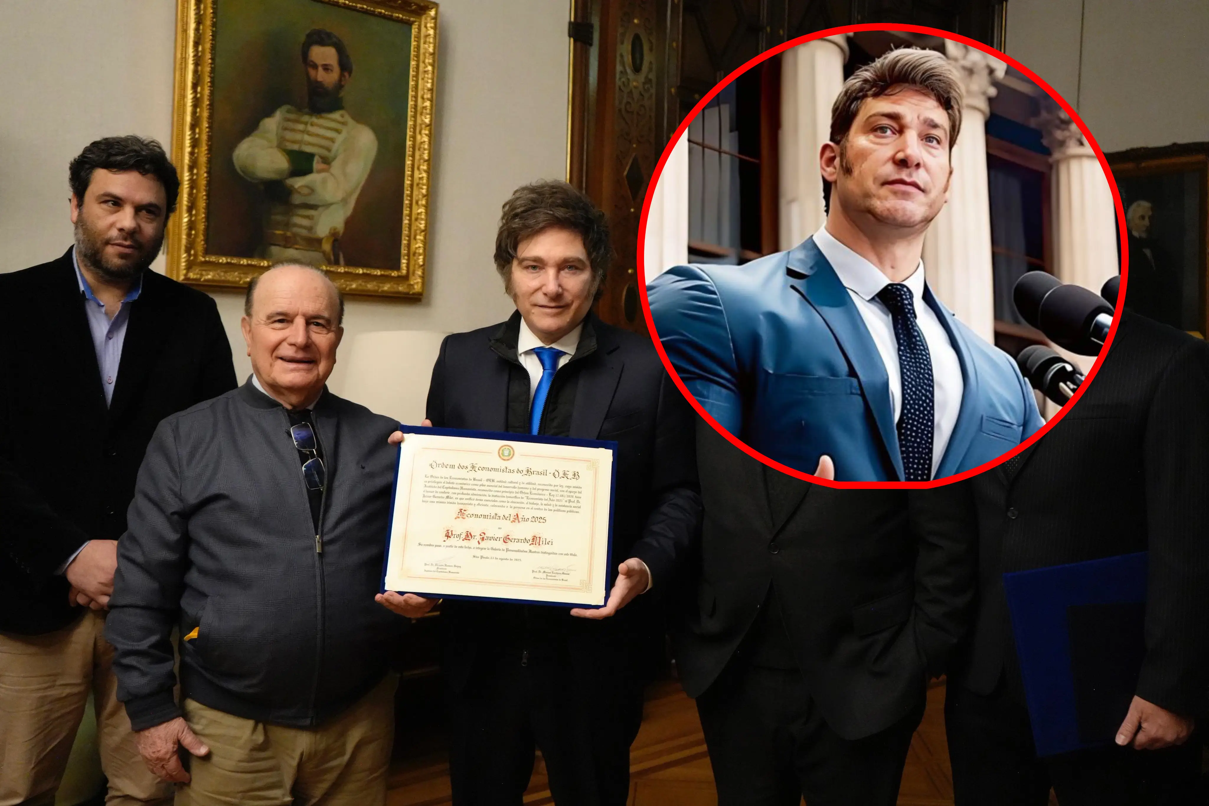 Milei basadisimo: economistas brasileños consagran al presidente argentino como mejor economista del año